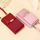 Brand Designer Phone Pocket Small Shoulder Bags for Women Pu Leather Female Crossbody Bag Ladies Mini Messenger Purse