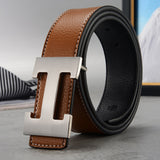 2021 HJones Men Belts H Logo Leather for Classic Unique Design Business Elegant Feel Fashion Comfortable Colorful Style L1