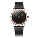 Casual watch men brand ONOLA quartz wristwatch simple waterpoor leather man watch Luxury watches