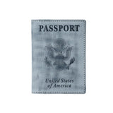 SIKU men's leather passport case handmade card holder famous brand passport cover