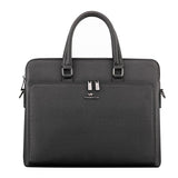 Men's Business office Briefcase Luxury Brand Leather Handbag Computer Laptop Tote male Large Casual Black Shoulder Bags 2021