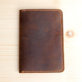 Hand Stitching Genuine Leather Passport Cover Men Travel Leather Passport Holder Wallet Travel Organizer