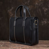 NUPUGOO Business Men's Briefcase Genuine Leather Casual Handbag High Quality Original Shoulder Bag For 14 Inch Laptop Office Bag