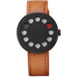 Unique Watch Creative Half Transparent Unisex Watch For Men Women Couple Geek Stylish Leather Wristwatch Fashion Quartz-watch