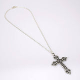 Fashion Vintage Cross Pendant Necklace For Women Men Gift Long Chain Punk Goth Jewelry Accessories Choker Gothic Wholesale