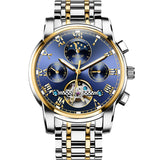 AESOP Skeleton Watch Men Automatic Tourbillon Mechanical Watch Waterproof Luminous Top Brand Luxury Clock Man Relogio Masculino