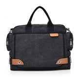Multi-function Canvas Men Briefcase Bag Fashion Shoulder Bag For Men Business Casual Crossbody Messenger Bag Travel Bags ZXD6