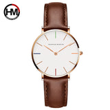 Hannah Martin Luxury Brand Quartz Women White Watches Life Waterproof Wristwatch Clock Gift for Women Female Watch Reloj Mujer