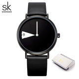 SHENGKE Watch New Yellow Leather Strap Casual Style Women Watches Quartz Ladies Watches Creative Clock Gift relogio feminino