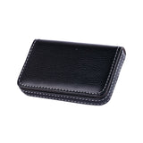 1pcs Business Card Holder PU Leather Large Capacity Name Card Box Bank Card ID Card Storage Case