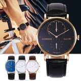 Famous Brand Luxury Watch Sports Men's Wristwatches Stylish Casual Leather Watchband Clocks Alloy Watch Case Relogio Masculino