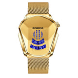BINBOND Top Brand Luxury Military Quartz Man Watch Gold Wrist Watches Man Clock Casual Chronograph Sport Waterproof Wristwatch