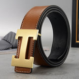 2021 HJones Men Belts H Logo Leather for Classic Unique Design Business Elegant Feel Fashion Comfortable Colorful Style L1