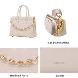 LA FESTIN Designer handbag 2021 new trendy handbag fashion messenger bag popular chain bag single shoulder handbag acrylic chain