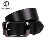 Women's strap casual all-match Women brief genuine leather belt women strap pure color belts Top quality jeans belt WH001