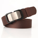 Men Belts Canvas Fabric High Quality Nylon Alloy Buckle Webbing Belts for Men Casual Sports  Comfortable Strap HB006