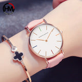 Hannah Martin Luxury Brand Quartz Women White Watches Life Waterproof Wristwatch Clock Gift for Women Female Watch Reloj Mujer