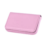 1pcs Business Card Holder PU Leather Large Capacity Name Card Box Bank Card ID Card Storage Case