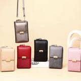 Brand Designer Phone Pocket Small Shoulder Bags for Women Pu Leather Female Crossbody Bag Ladies Mini Messenger Purse