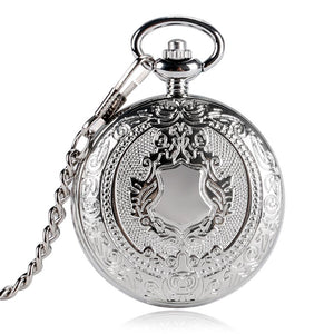 2020 Retro Golden Case Skeleton Vintage Black Roman Number Flower Dial Men Mechanical Pocket Watch With Chain for Luxury Gifts