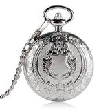 2020 Retro Golden Case Skeleton Vintage Black Roman Number Flower Dial Men Mechanical Pocket Watch With Chain for Luxury Gifts