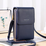 Mini PU Leather Phone Crossbody Bags for Women 2021 Summer Lady Shoulder Handbag Female Touch Screen Fashion Brand Luxury Purses