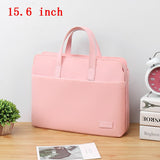 Portable Waterproof Laptop Bag Business Office File Storage Organizer Travel Out Macbook Computer Handbag Accessories Supplies