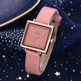 2021 Luxury Rose Gold Elegant Women's Watch Fashion Casual Leather Quartz Wrist Watches Ladies Watches for Women