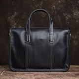 NUPUGOO Business Men's Briefcase Genuine Leather Casual Handbag High Quality Original Shoulder Bag For 14 Inch Laptop Office Bag