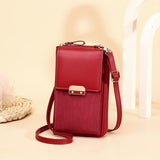 Brand Designer Phone Pocket Small Shoulder Bags for Women Pu Leather Female Crossbody Bag Ladies Mini Messenger Purse