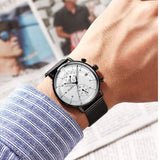 Ultra-Thin Fashion Watch Men Watch Steel Casual Sports Luminous Waterproof Calendar Wristwatch Men's Watches Relogio Masculino