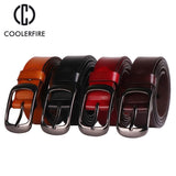 Women's strap casual all-match Women brief genuine leather belt women strap pure color belts Top quality jeans belt WH001