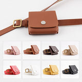 Fashion Women Belt Bags Solid Color Shoulder Waist Bags Women PU Leather Fanny Pack Casual Purse Wallet Chest Belt Crossbody Bag