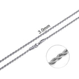 Stainless Steel Chain Necklace for Men Women Curb Cuban Link Chain Black Gold Silver Color Punk Choker Fashion Male Jewelry Gift