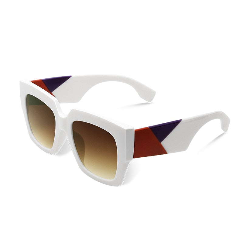 Square Oversized sunglasses Women 2021 Brand Designer Big Frame Men Su –  VEGAMONO