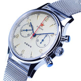 Watches Mens Seagull Movement 1963 Watch Sapphire Mechanical Chronograph Waterproof st1901 38MM 40MM Watch For Men montre homme