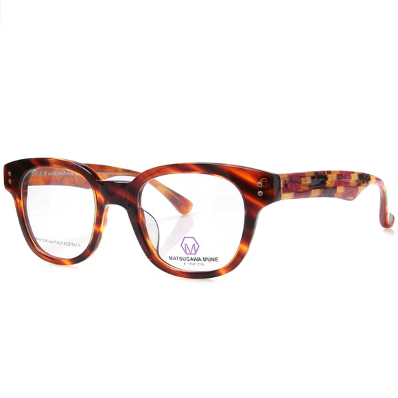 Matsugawa mune mm021 c8 Italy Acetate Material Eyeglass Eyewear Optical frames
