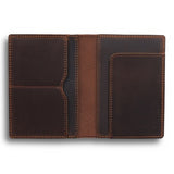 SIKU men's leather passport case handmade card holder famous brand passport cover