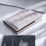 SIKU men's leather passport case handmade card holder famous brand passport cover